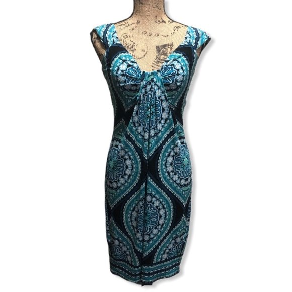 London Times Dresses & Skirts - {London Times} Paisley Gathered Front Dress